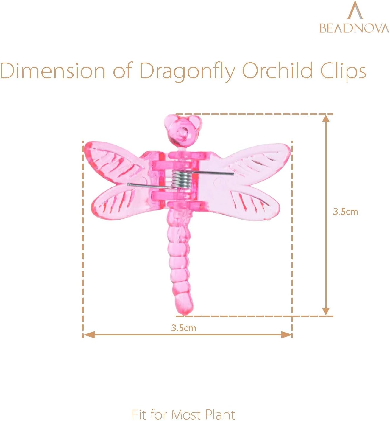 Clips para plantas libélula 30 pzas soporte orquídeas vides