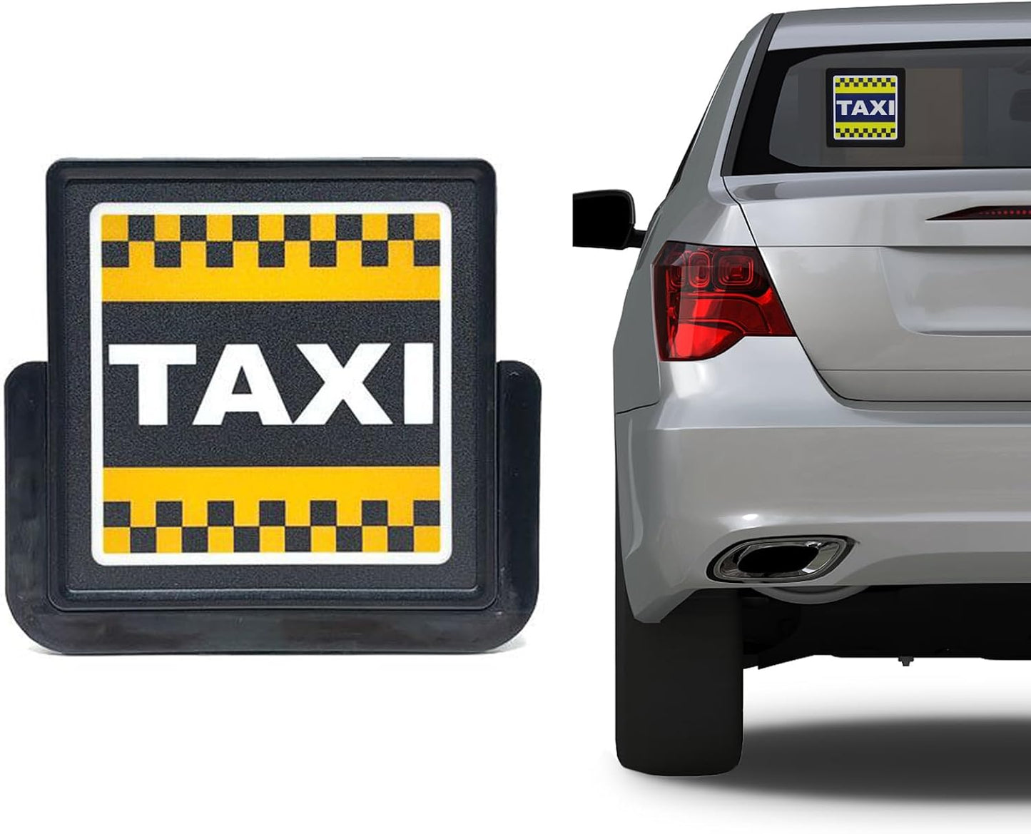 Adhesivo letrero taxi con LED recargable 12h inalámbrico