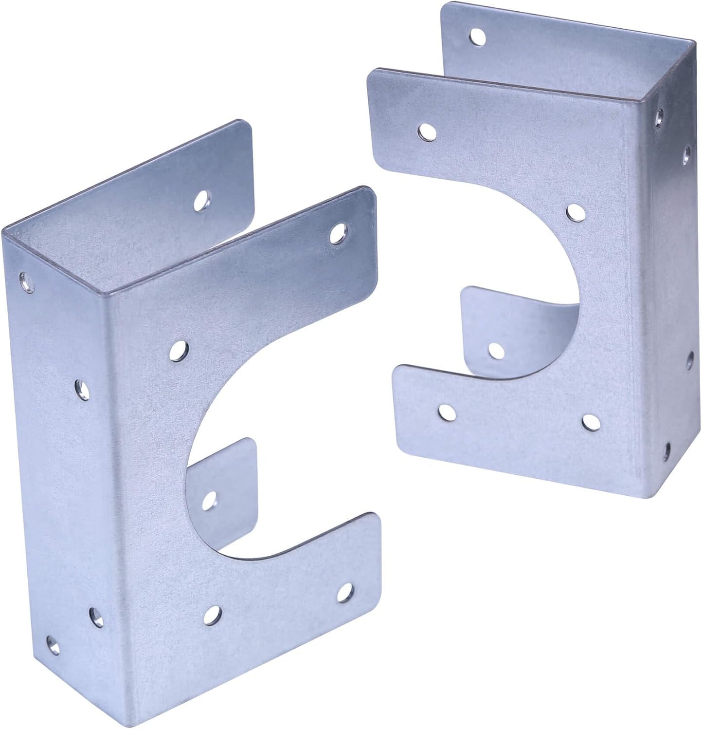 4 Soportes Galvanizados para Zapatos Tubo 2-1/2pulg