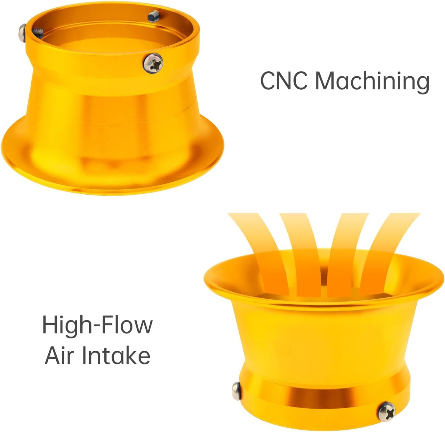 Carburador 55mm aluminio cnc para motocicleta Pwk oro
