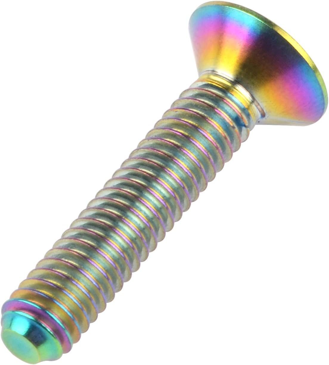 Tornillos Ti M4x20mm cabeza plana avellanada hexagonal