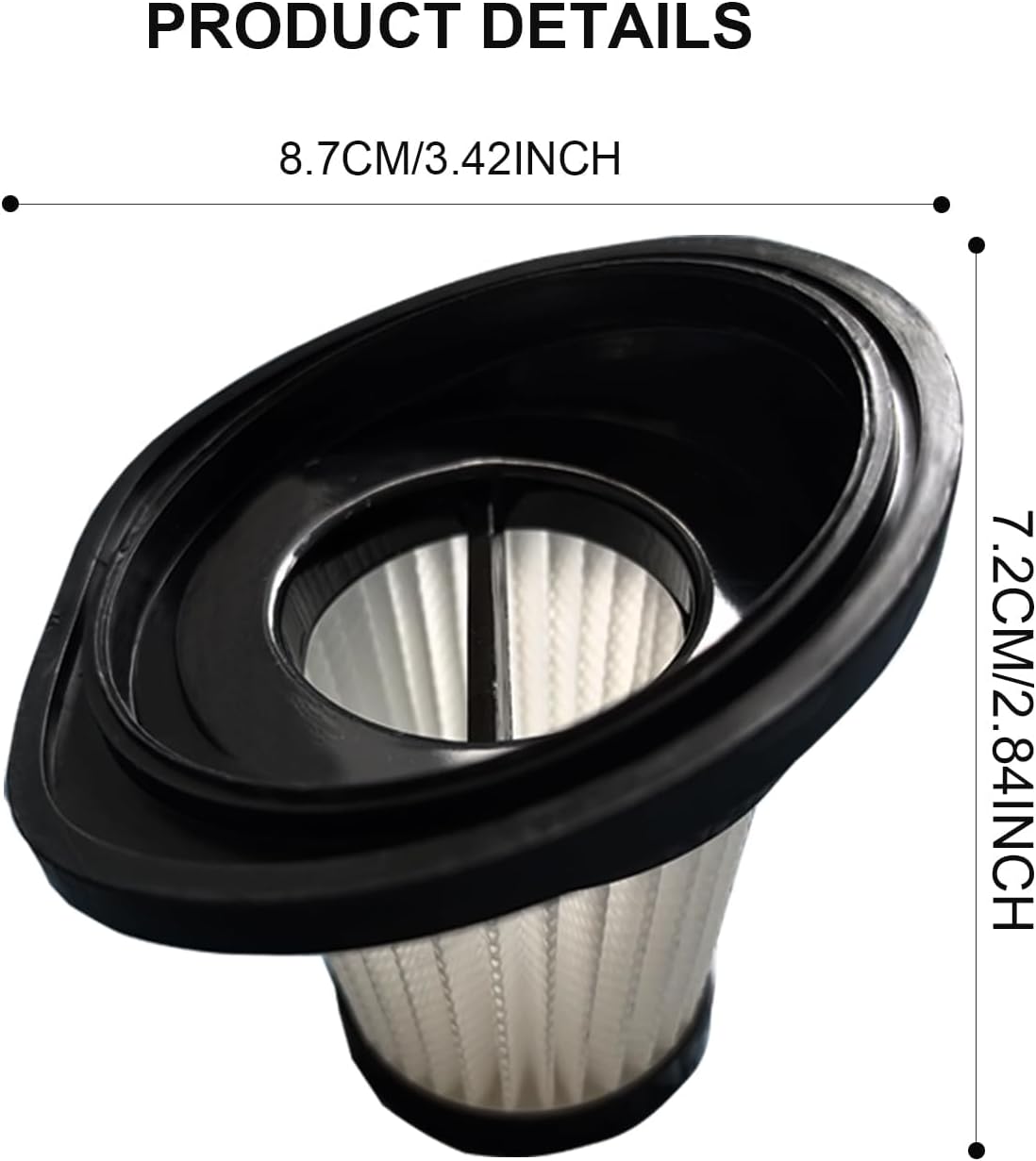 4 Filtros HEPA Repuesto para Aspiradora VacLife VL188