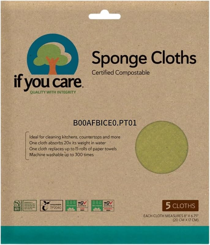 Paños esponja 100% naturales 5 Uds