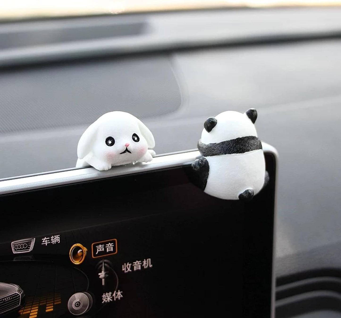 Figuras animales decoración para espejo retrovisor 4pcs