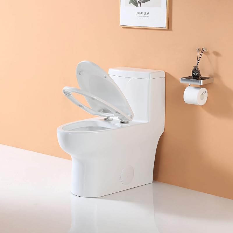 Inodoro alargado palanca izquierda 1.28gpf 12pulg blanco