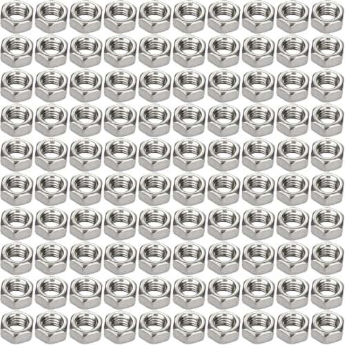 304 Tuercas hex acero inox M5-0.8pitch 100pzas