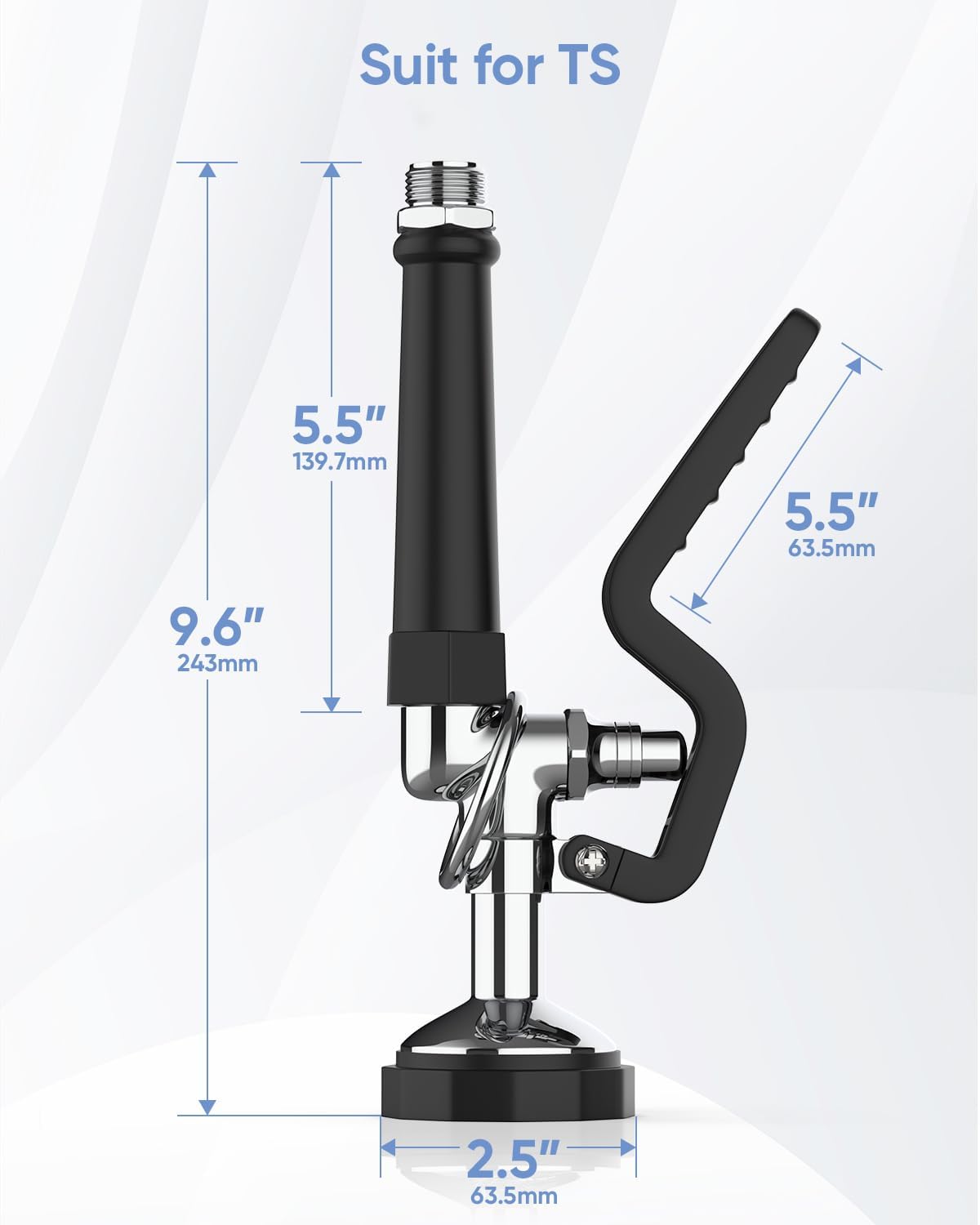 Repuesto pulverizador cocina cabezal rociador grifo 1.42gpm