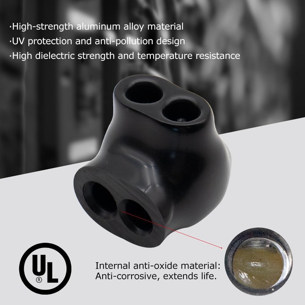 Conector derivación múltiple 2 puertos 3/0-6 awg UL
