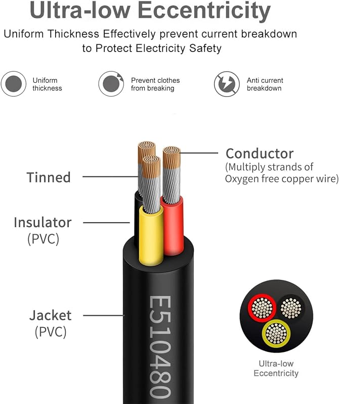 Cable eléctrico 16 AWG 100 pies 3 hilos cobre estaño PVC