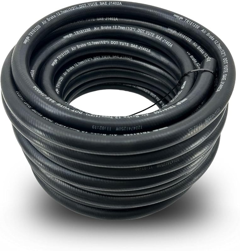 Manguera freno aire goma 1/2x7/8 50ft negro SAE J1402
