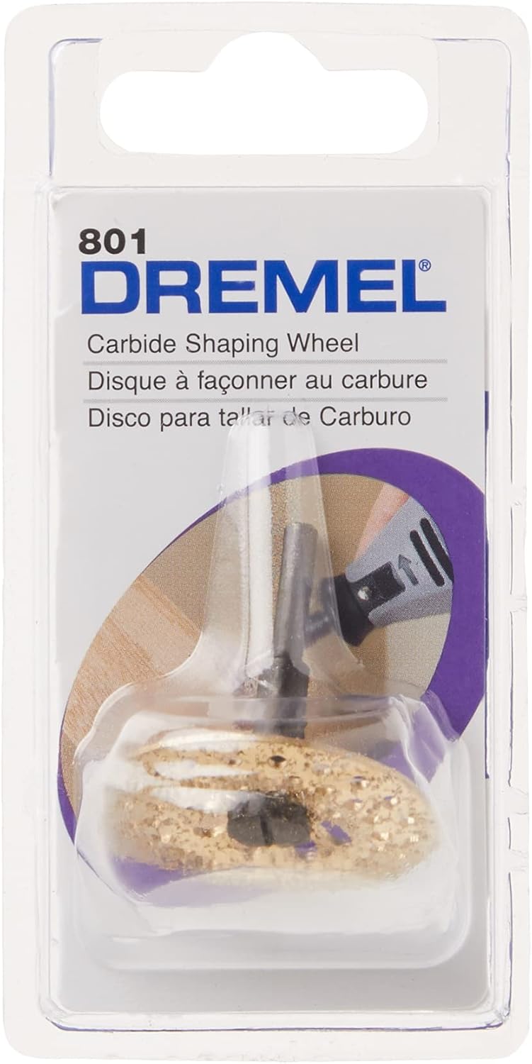Rueda carburo rotativa para moldear gris