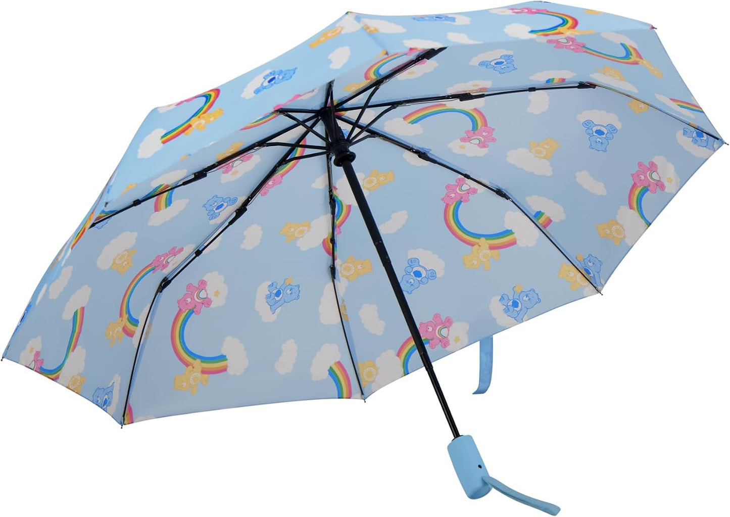 Paraguas niños plegable automático 39pulg color azul