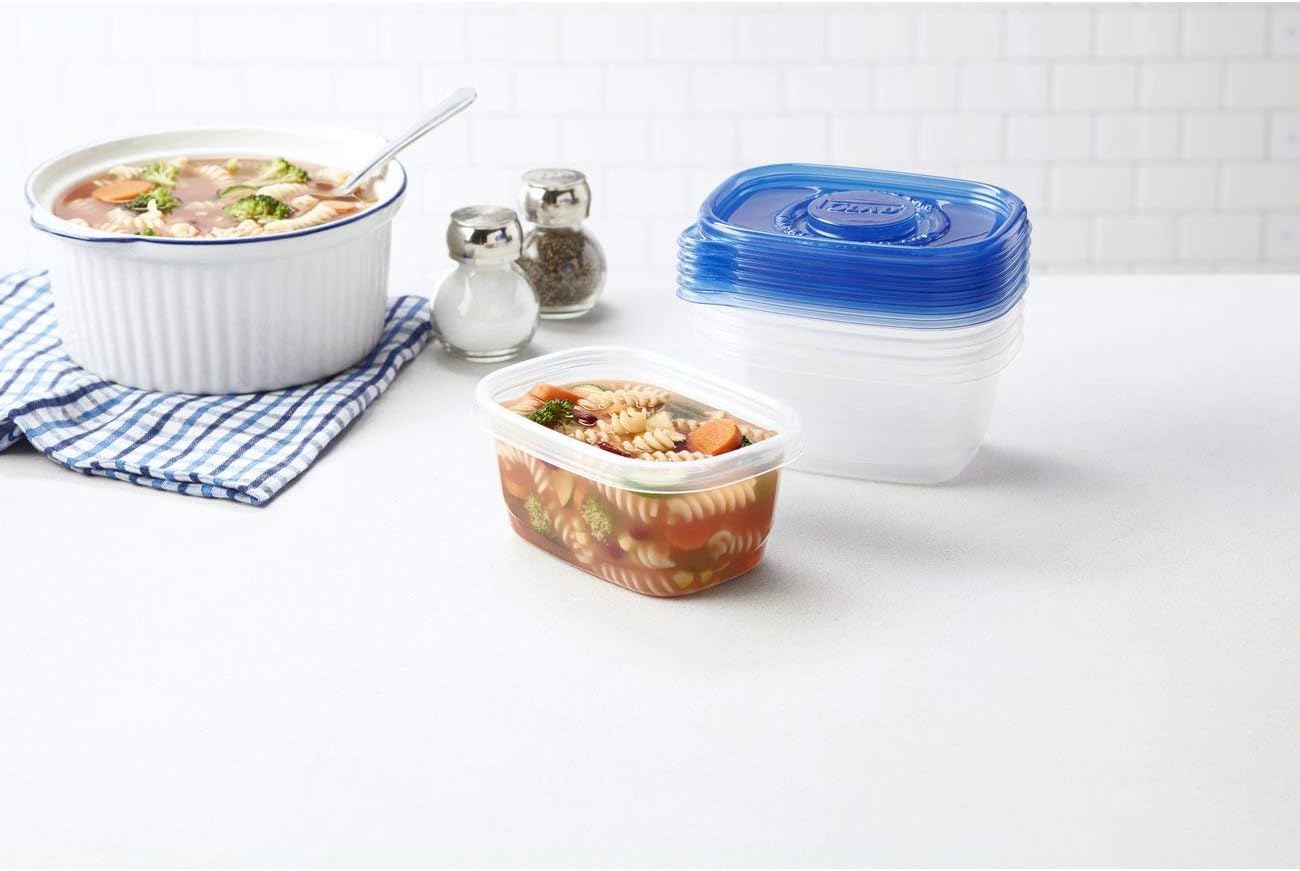 5 Recipientes Almacenamiento Alimentos 24oz