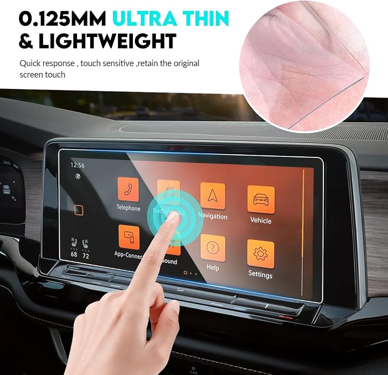 Protector pantalla GPS VW Atlas Vidrio Templado