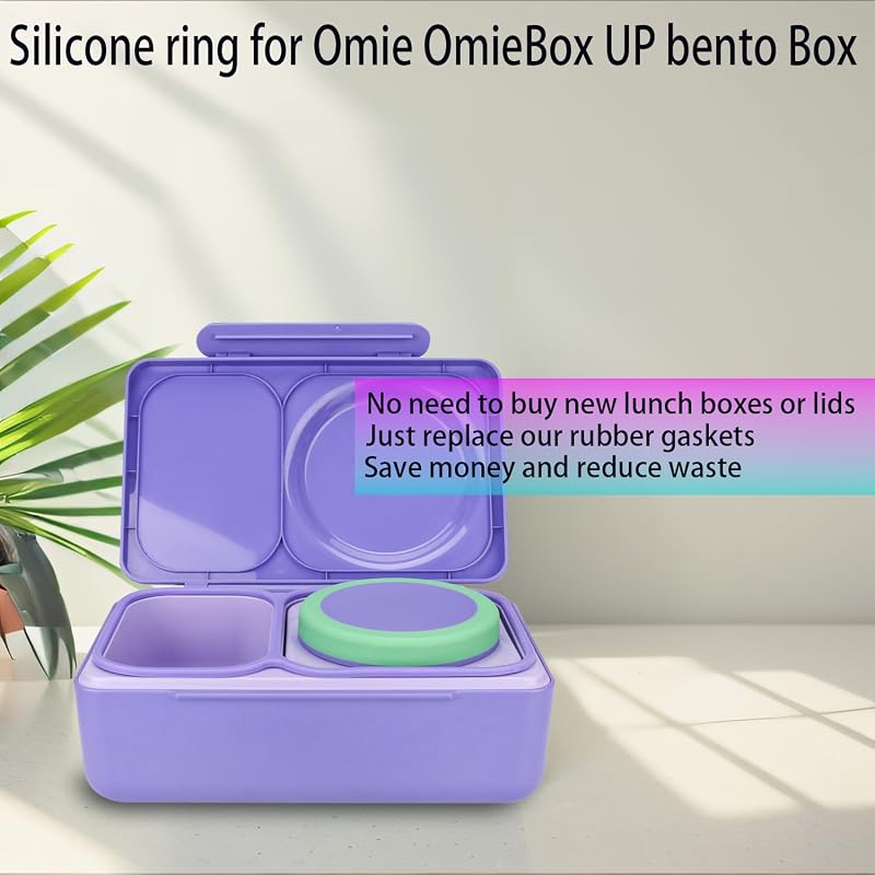 6 Juntas Sellado Tapas OmieBox UP Silicona Apta Alimentos