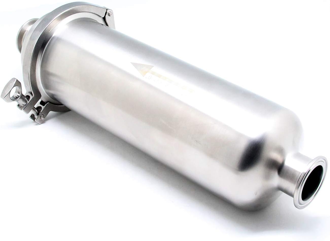 Filtro triple abrazadera acero inox 1.5pulg malla 100