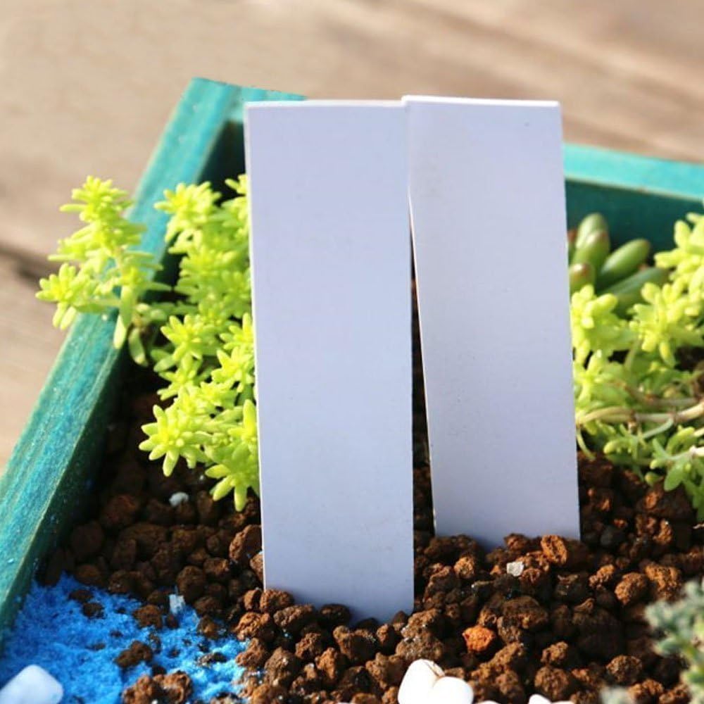 100 Etiquetas Plástico 7.8pulg para Jardín