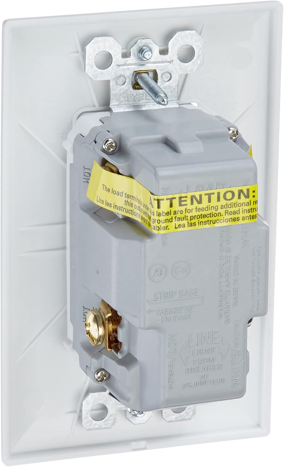 Salida USB GFCI tipo A/C Legrand blanco