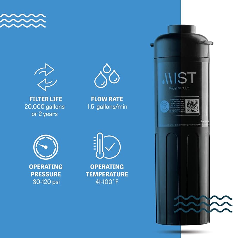 Filtro agua repuesto MFS092 comp WFS5300A NSF/ANSI 42