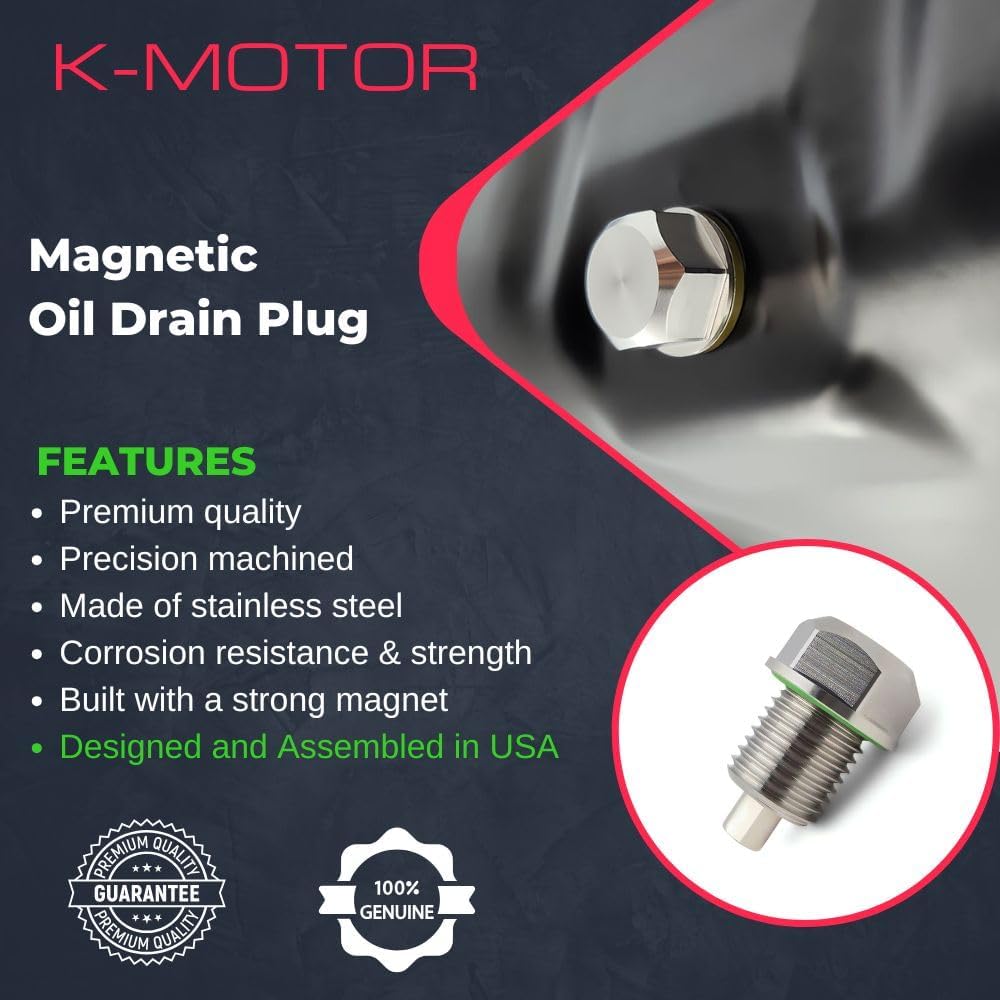 Tapón magnético drenaje aceite M14x1.5 acero inox