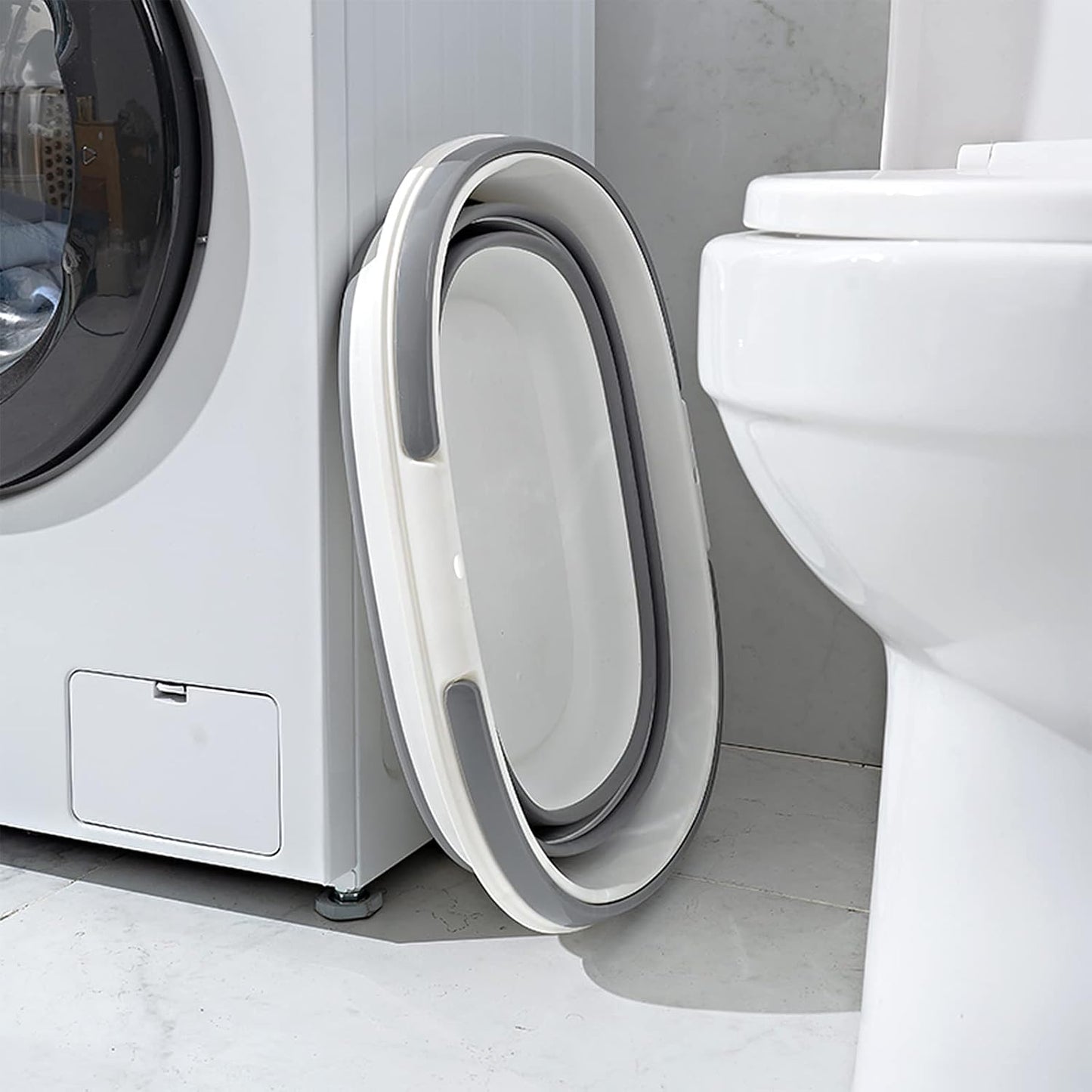 Cubo plegable 16L portátil para limpieza hogar camping