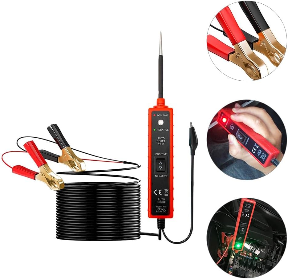 Probador circuito automotriz 12V relé 6-24V