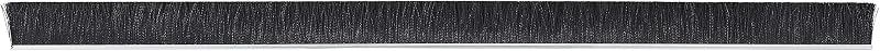 Cepillo tira respaldo galvanizado cerdas nailon negro 3pulg