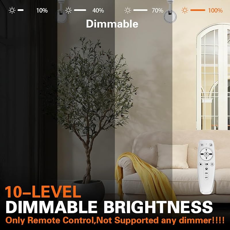 Lámpara pista LED ajustable 2700K-6500K