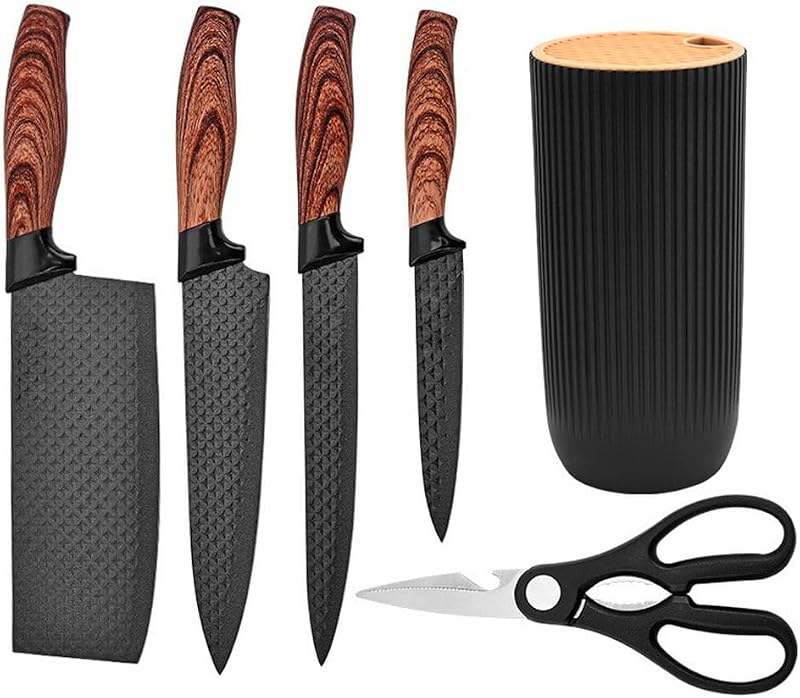 Set 6 Cuchillos Chef Acero Inox Mango Ergonómico