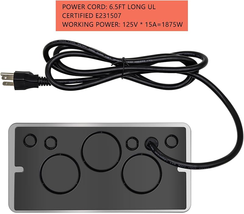 Toma corriente emergente con 4 USB-C PD 20W oficina