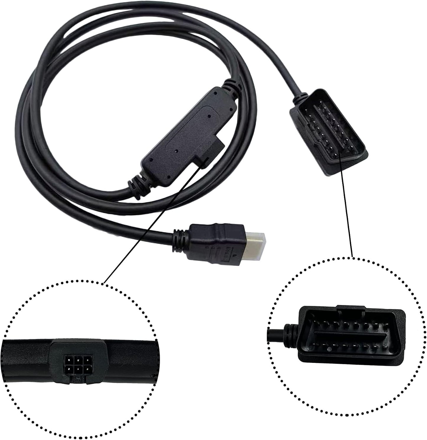 Cable OBDII adaptador HDMI para Edge CS2 CTS2 CTS3