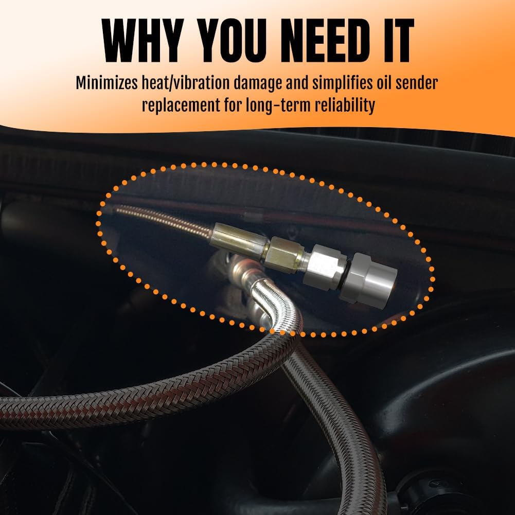 Kit reubicación sensor presión aceite Chevy GMC Cadillac