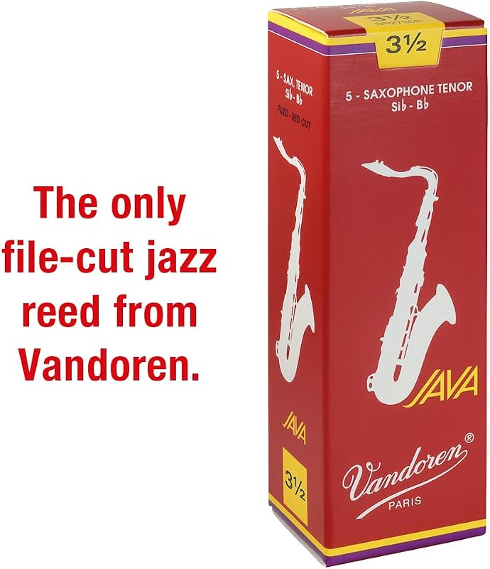 Lengüetas rojas JAVA saxofón tenor caja 5 unidades