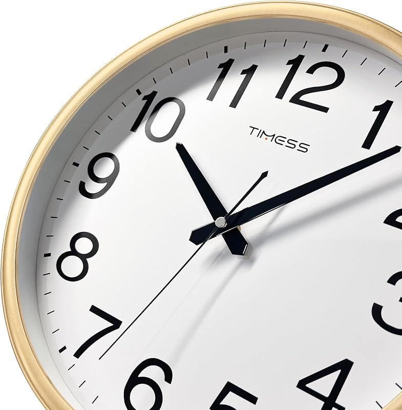 Reloj pared esfera 13pulg silencioso movimiento cuarzo