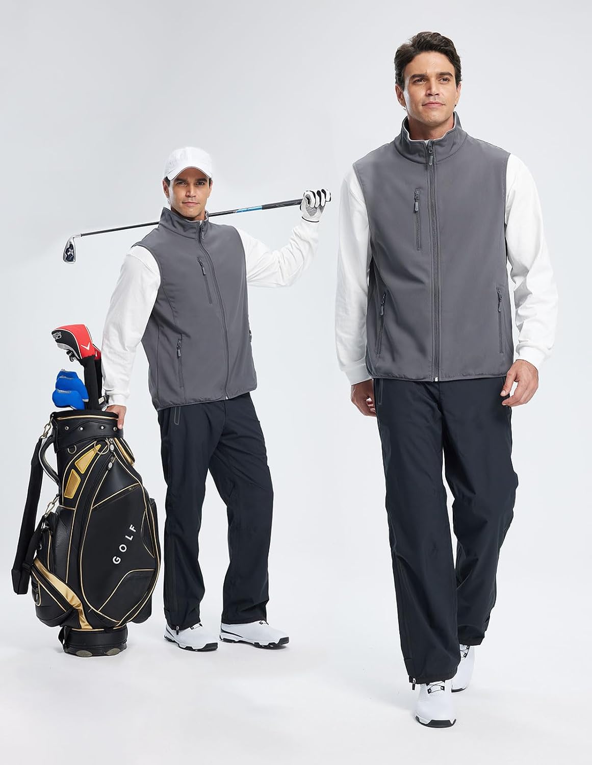 Chaleco Softshell para hombre sin mangas resistente al viento