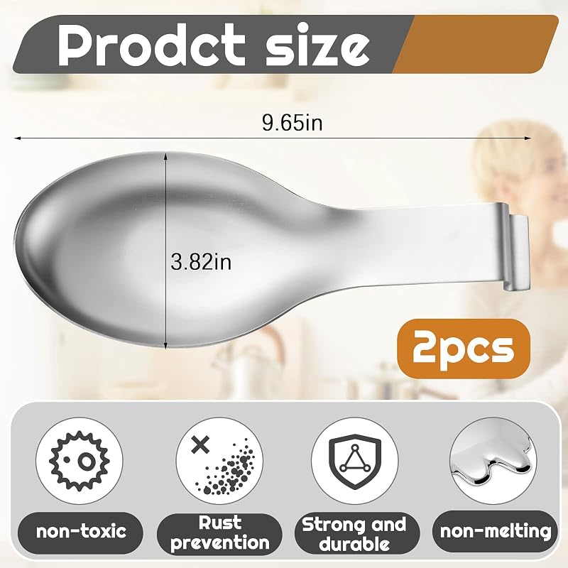 6 Pzas Soporte Utensilios Acero Inox Apto Lavavajillas