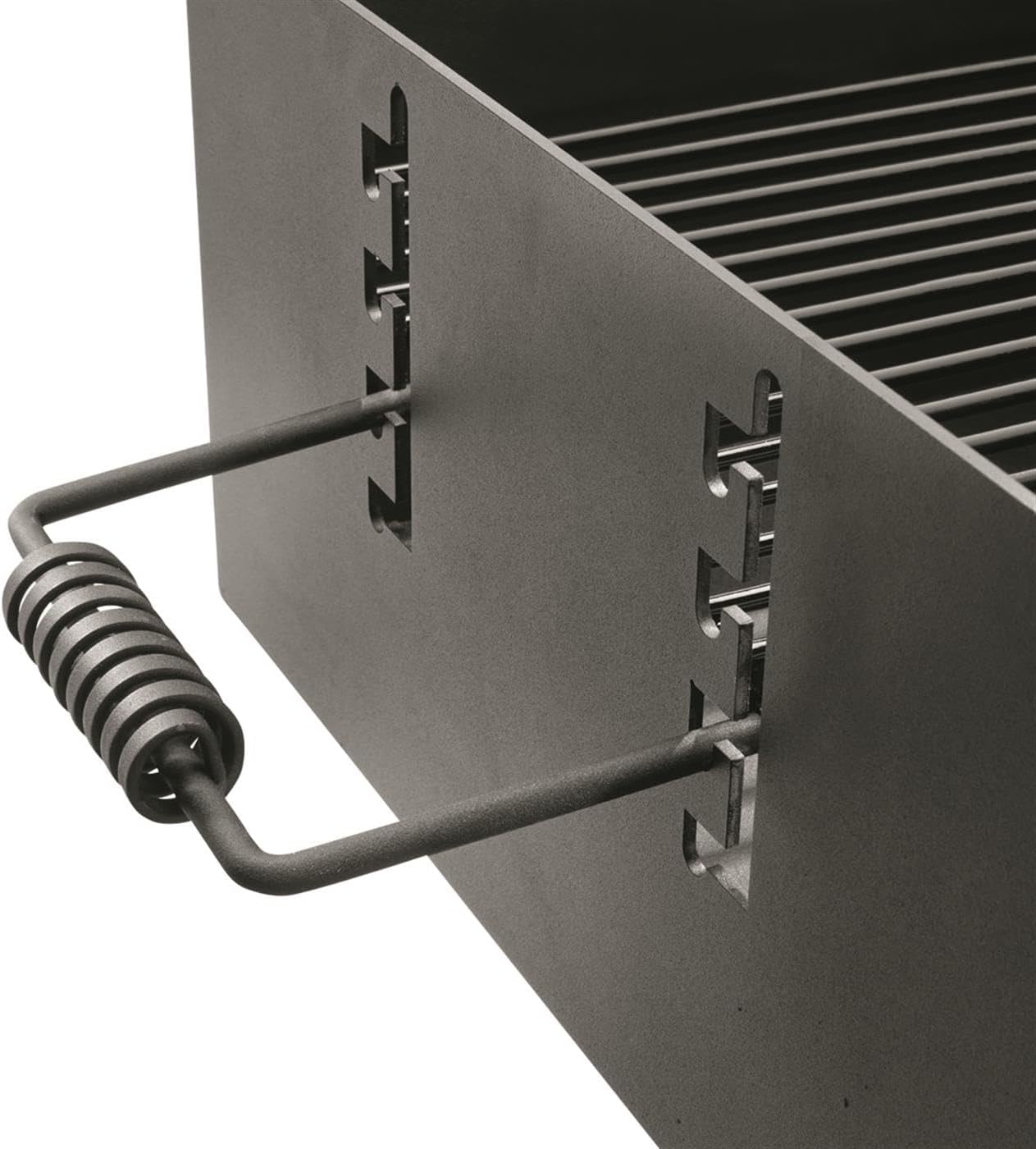 Parrilla carbón resistente para campamento 15.5x15pulg