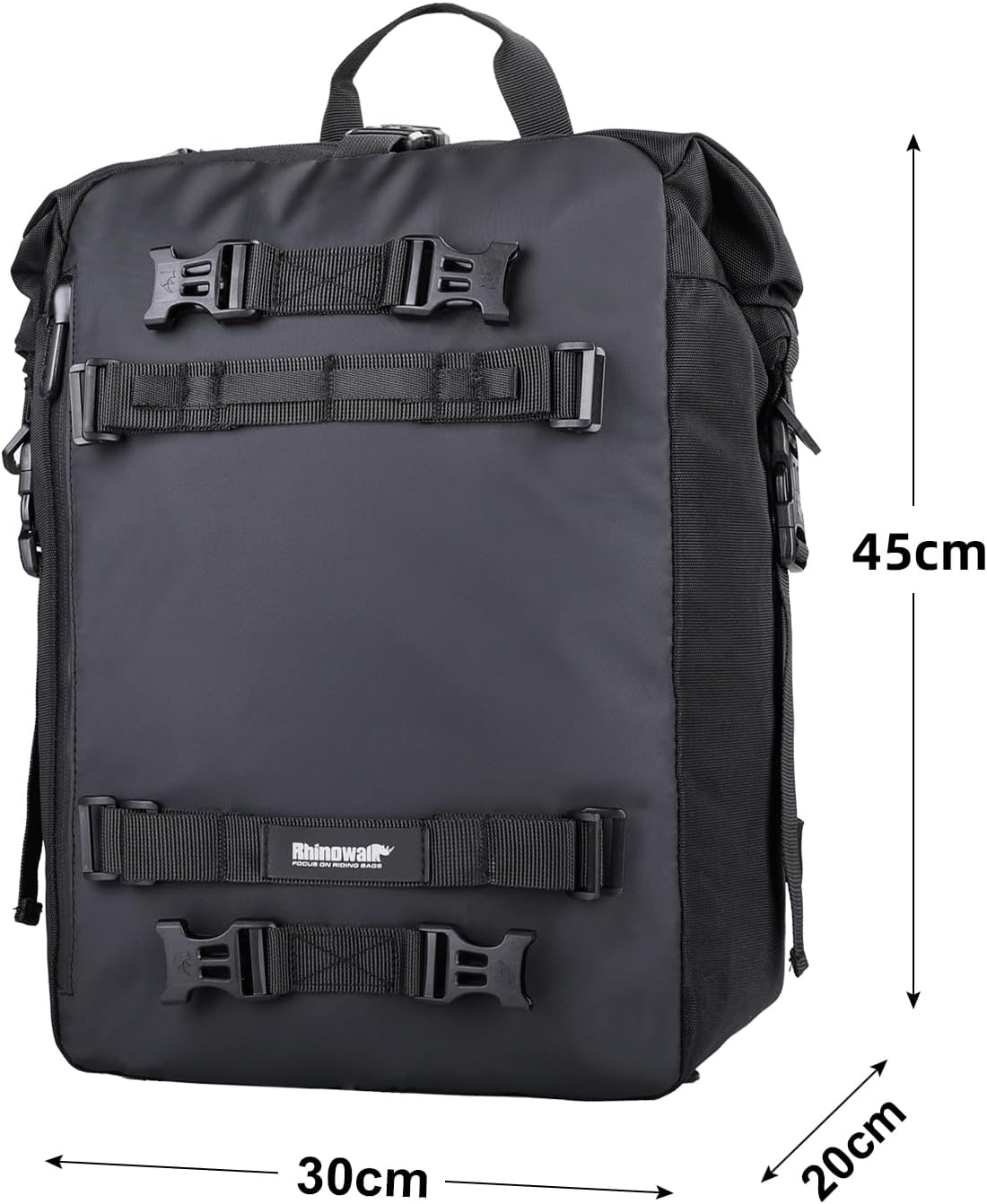 Bolsa sillín motocicleta impermeable alforja trasera 30L