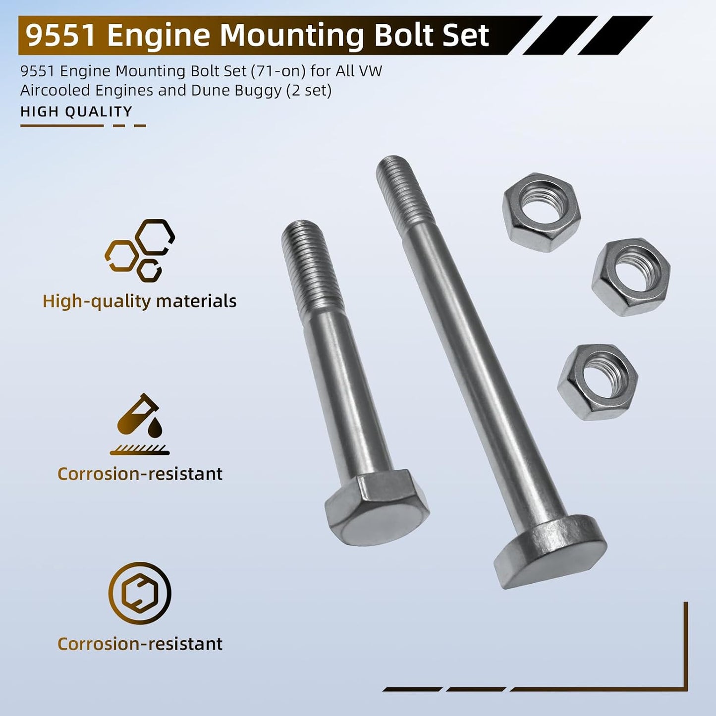 Set pernos motor VW y dune bugg 71 encendidos