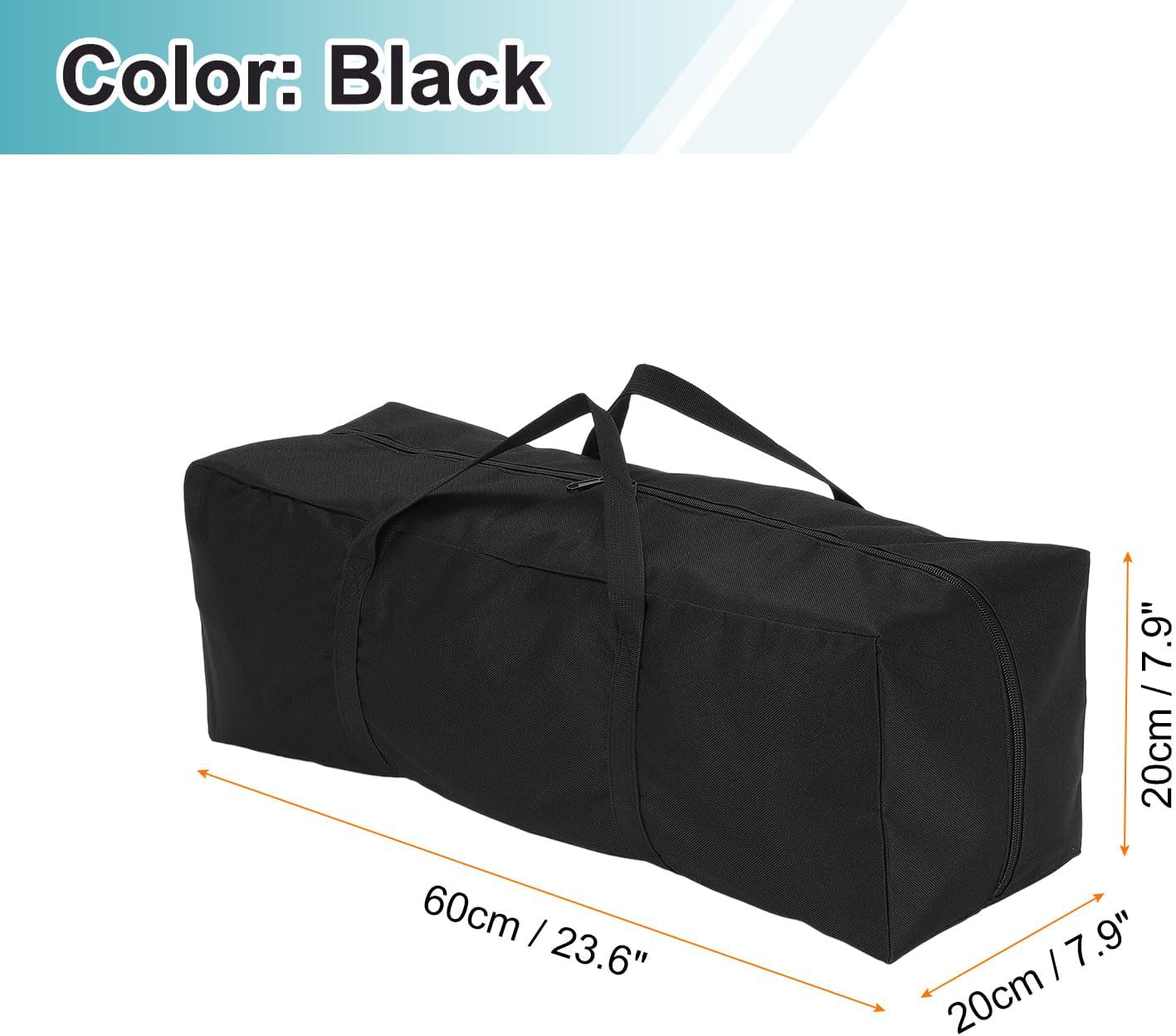 2 bolsas transporte silla plegable 23.6x7.9" tela Oxford