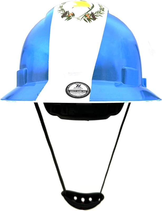 Casco seguridad construcción HDPE ventilado 6 puntos ANSI