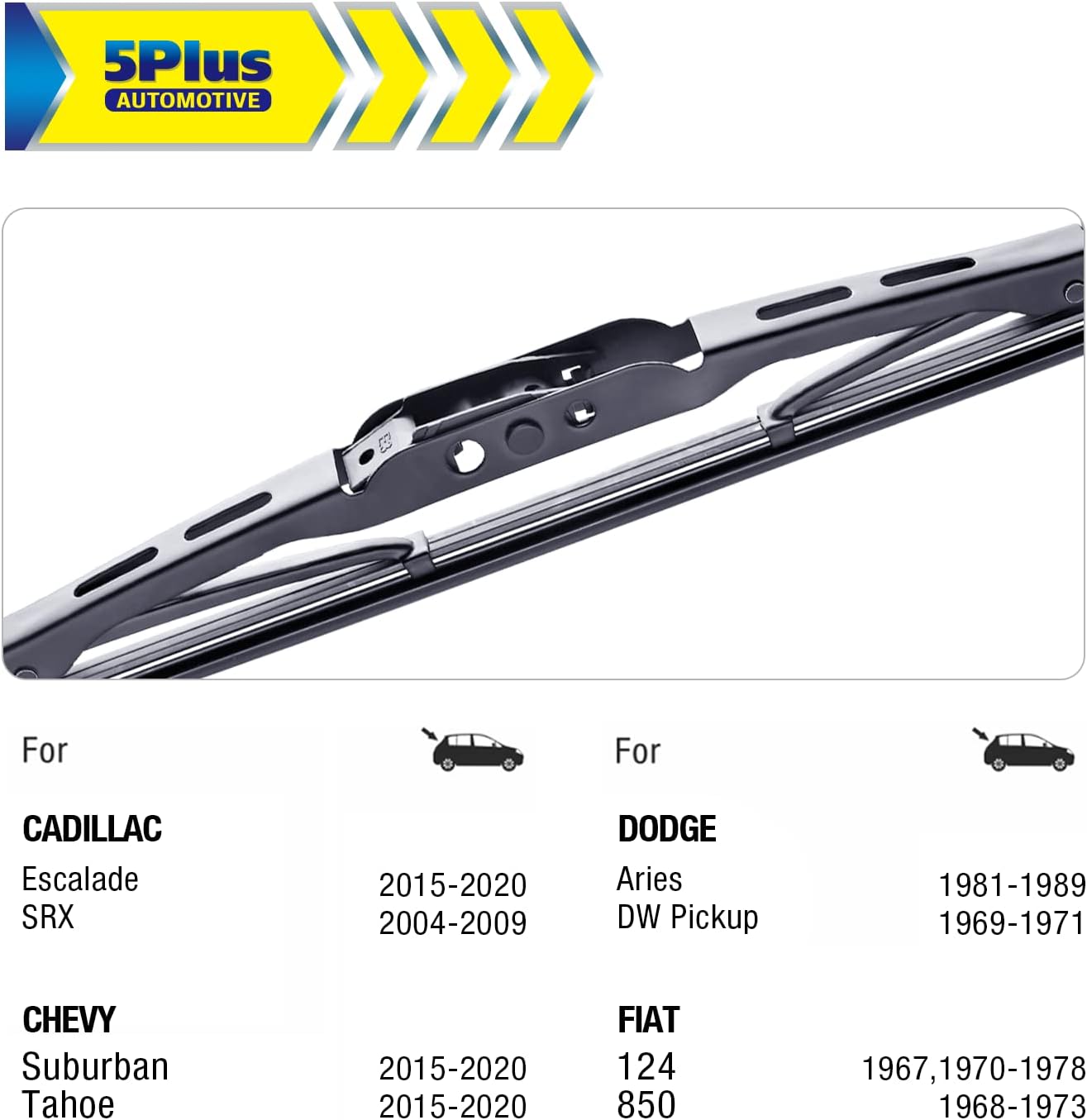 Repuesto escobilla trasera 13pulg Chevy Suburban 15-20