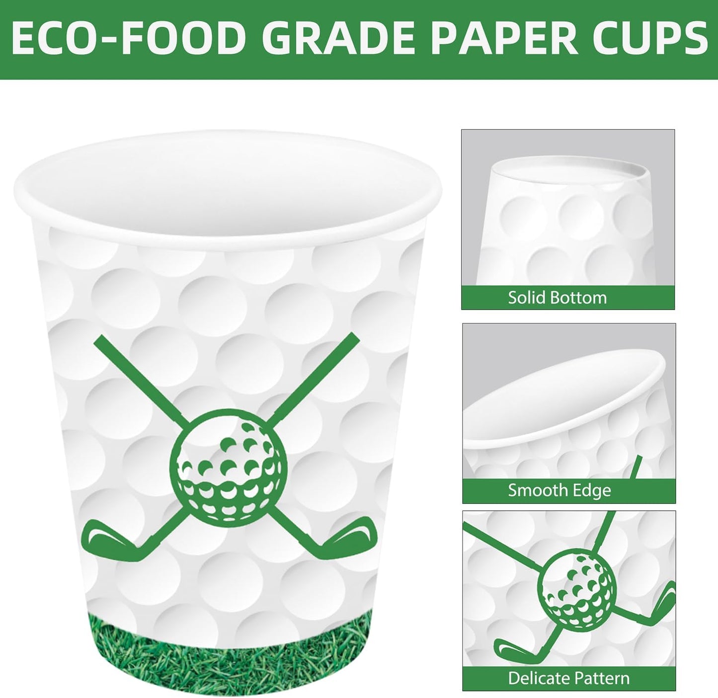 Decoraciones fiesta golf 48uds tazas Let's Par-Tee