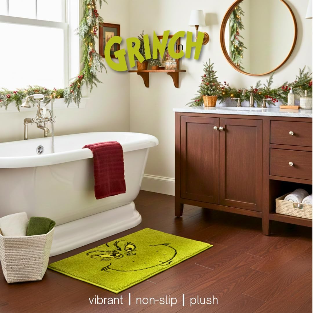 Alfombra baño antiderrap poliéster 21x34pulg