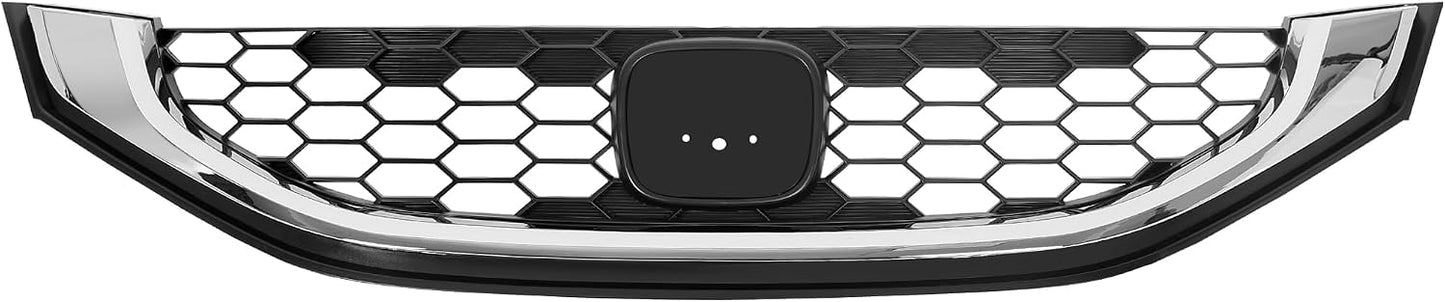 Parrilla delantera Honda Civic 13-15 plateado