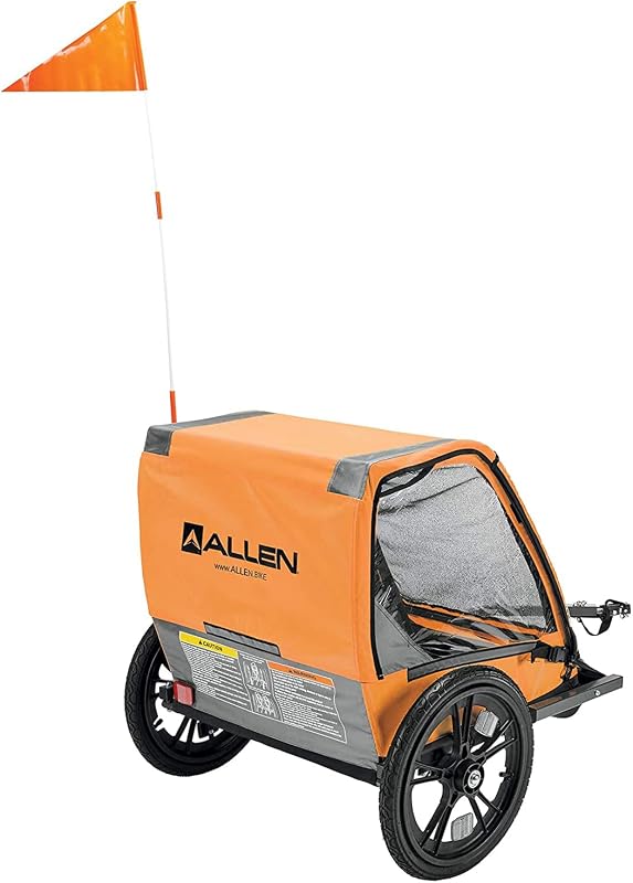 Remolque bicicleta Hi-Viz para 2 niños modelo ET2