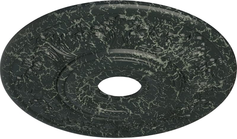 Medallón techo Viena 20" 3.5" pintado tortuga crackle