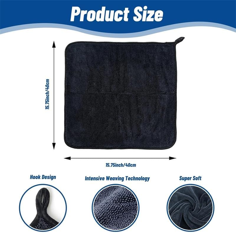 Paño secado baño cocina coche 2uds súper absorbente
