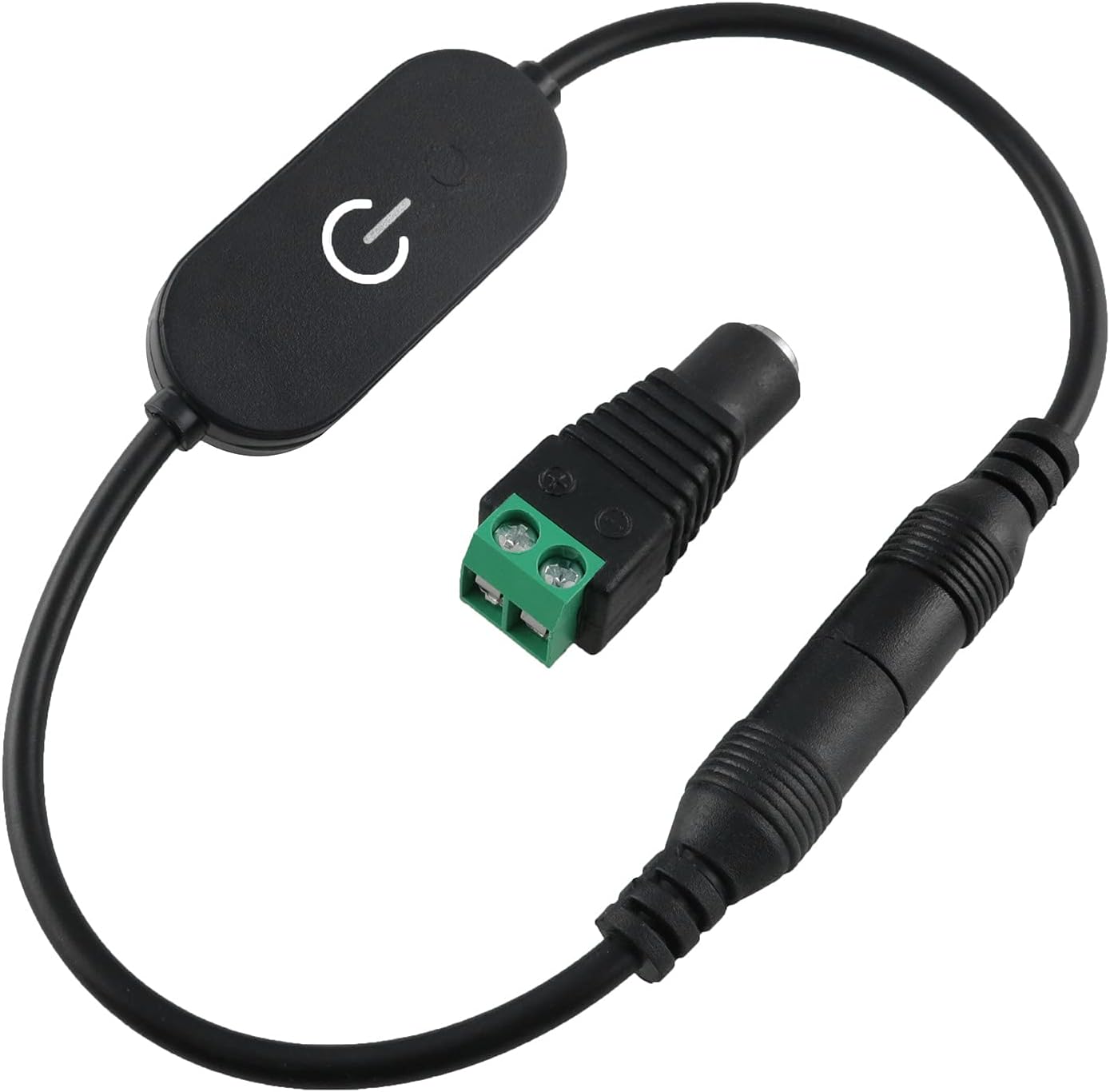 Interruptor LED táctil 12V 2A con conector CC