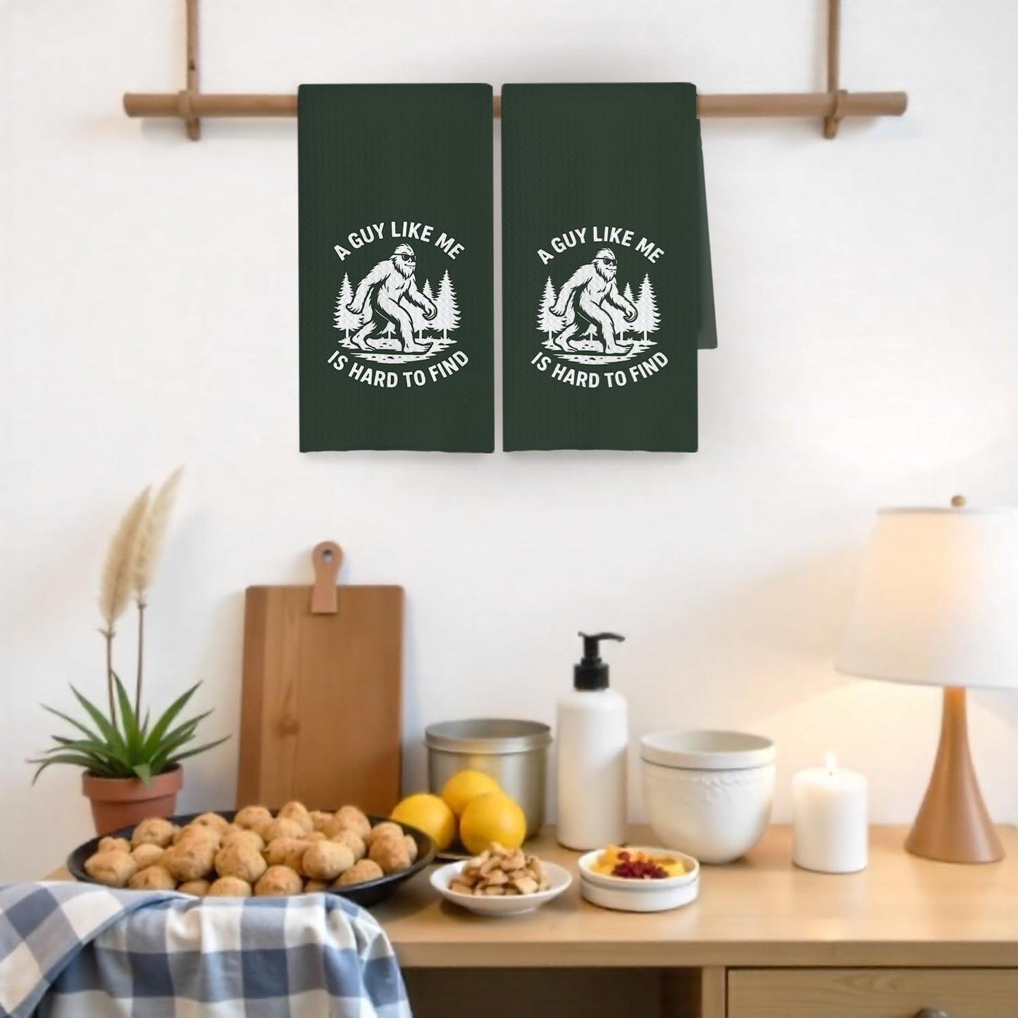 Toallas cocina decorativas Bigfoot Sasquatch regalo